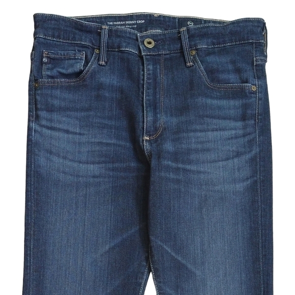 Adriano Goldschmied The Farrah High-Rise Skinny Crop Dark Wash Jean Modern - Picture 3 of 8